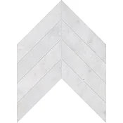 Avalon Polished Chevron Waterjet Marble Mosaics 13x10