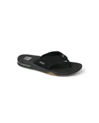 Fanning Sandals - Black/Silver
