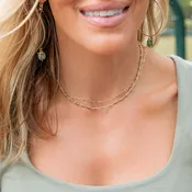 Alex Silver Pyrite Necklace