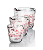 HIC Harold Import Company Anchor Hocking Measuring Cup Set, 3-Piece