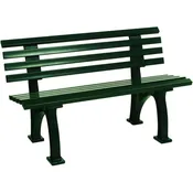 Putterman Courtside Tennis 4-Foot Bench (White or Green)
