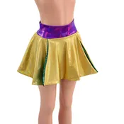 15" Circle Cut Flip Skirt with Slits