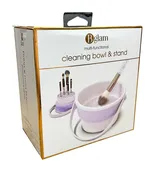 MAKEUP BRUSH CLEANING BOWL AND STAND