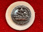 Army Concho – Antique Silver  – 1 1/4″