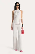 Amina Fluid Crepe Halter Top