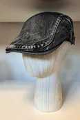 Black Denim Ivy Cap
