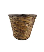 #G91PB- 10″ Plant Basket – Honey Brown