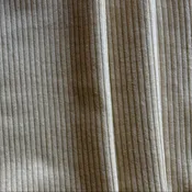 Plush Natural Wide-Wale Organic Cotton Corduroy (Made in Italy)