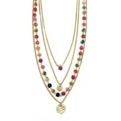 Aasha Strand Layered Kantha Necklace