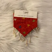 . Kantha Boho Slip Collar Pet Bandana - Small