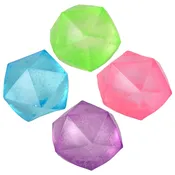 Glow in the Dark Sugar Squeeze Polyhedron Set of 4