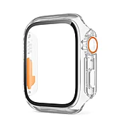 2 in 1 (45MM) PC material half pack case with screen protector for Apple Watch  Series 9/8/7