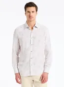ALIBON LONG SLEEVE BUTTON DOWN SHIRT