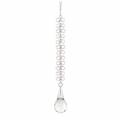 12" Crystal Beaded Drop Ornament