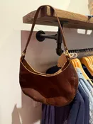 Brown Leather Shoulder Purse