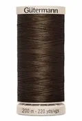 Hand Quilting Cotton Thread 200m/219yds Chocolate