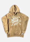 STACKED VINTAGE WASH HOODIE - CAMEL