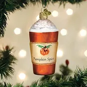 Pumpkin Spice Latte Ornament – Old World Christmas Fall Favorite