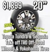 2025 Toyota Tundra TRD Offroad Wheels & Tires — Big Boys Toys of the North