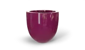 Alzira Round Fiberglass Planter