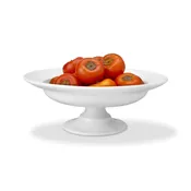 1508 Pedestal Serving Bowl in White