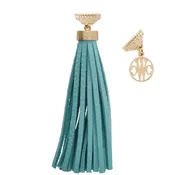 Clara Williams Leather Tassel Pendant