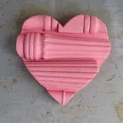 Reclaimed Piano Spindle Hearts