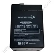 6V 4.5Ah Rechargeable Sealed Lead-Acid Battery Replacement