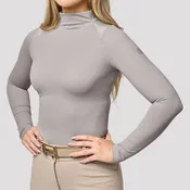 TKEQ Chloe High Collar Tech Top