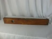 Vintage Solid Wood Level Brass Hardware 24 Inch