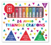 24 Jumbo Triangle Crayons