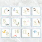 Blue Milestone Card Box Set