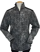 107 Black Check Quarter Zip