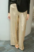 Champagne Bubbles Sequin Pants