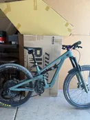 Custom 2024 Yeti SB135. Size XS Turq Frame — Hutch's Bicycle Garage