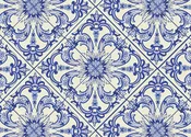 AL 219 Blue & White Talavera Tile