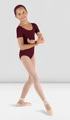Bloch Basic Girls Short Sleeve Round Neck Leotard CL5402