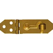 .75 x 2.75-In. Antique Brass Hasp