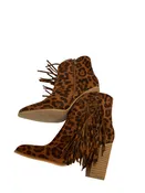 Beast Fashion Size 7 1/2 leopard Boots