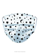 Adult Face Mask - Moon &amp;amp; Stars