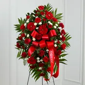Treasured Memories Standing Spray Ruth Messmer Florist