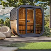 3 Person Outdoor Cube Sauna - Traditional Collection