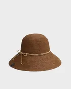 Crochet Raffia Bucket Hat
