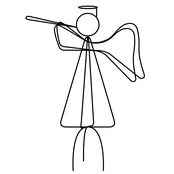 Angel Blowing Horn