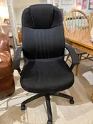 Black Cloth Office Chair