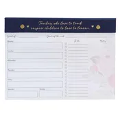 Undated Planner Pad Navy Inspire Children