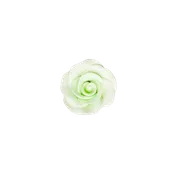 1-1/8" Rose w/calyx -  Petite -  Mint Green