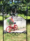 Americana Bicycle Garden Sign
