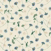 Dragonfly Garden - Small Falling Vintage Flowers