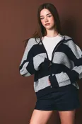 ady zip up hooded sweater
